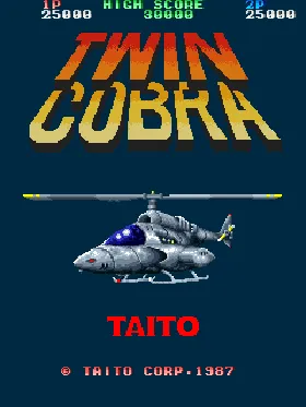 Twin Cobra (World) screen shot title